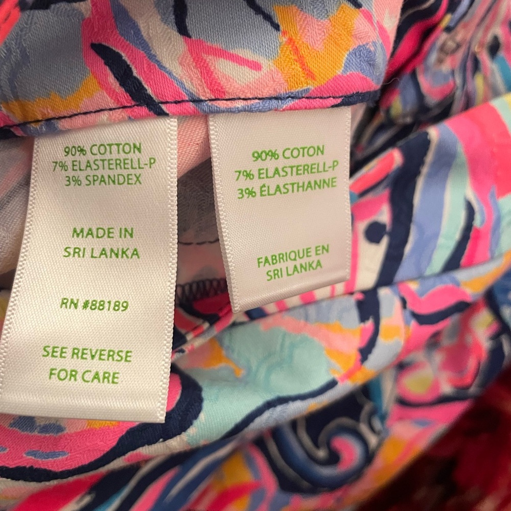 Lilly Pulitzer Floral Patterned Leggings - Picture 2 of 5